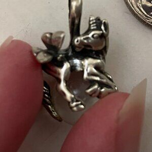 Sterling Silver unicorn pendant